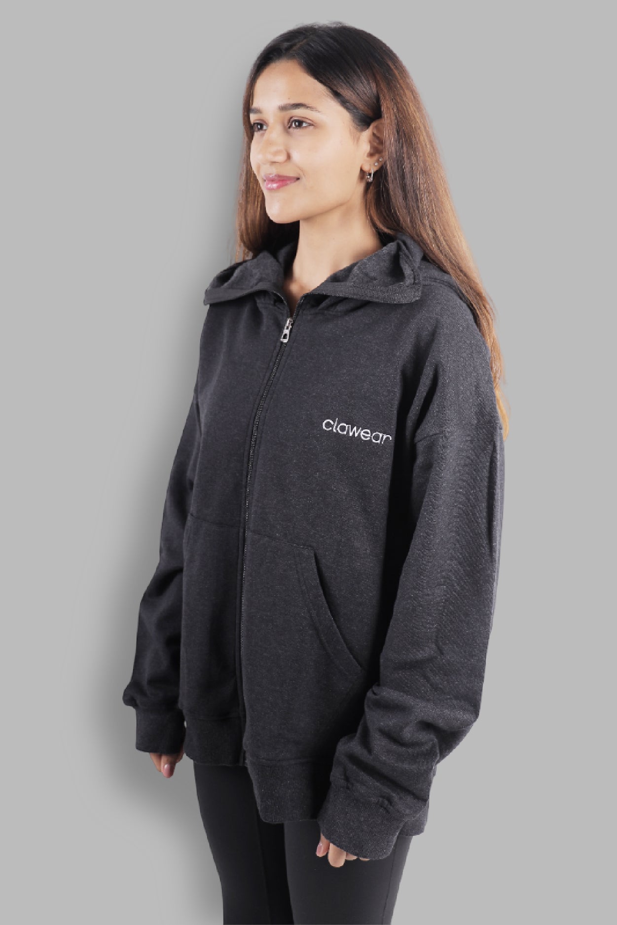 K2 Double Hooded Jacket - Grey