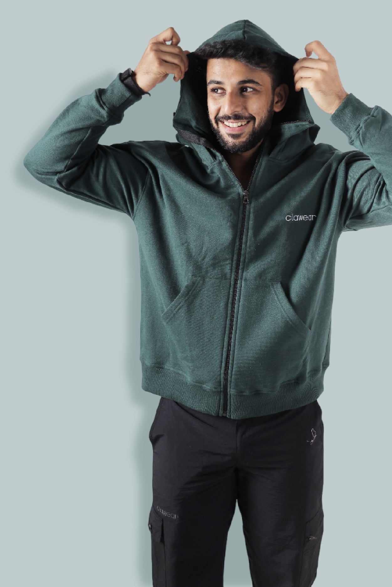 K2 Double Hooded Jacket - Green