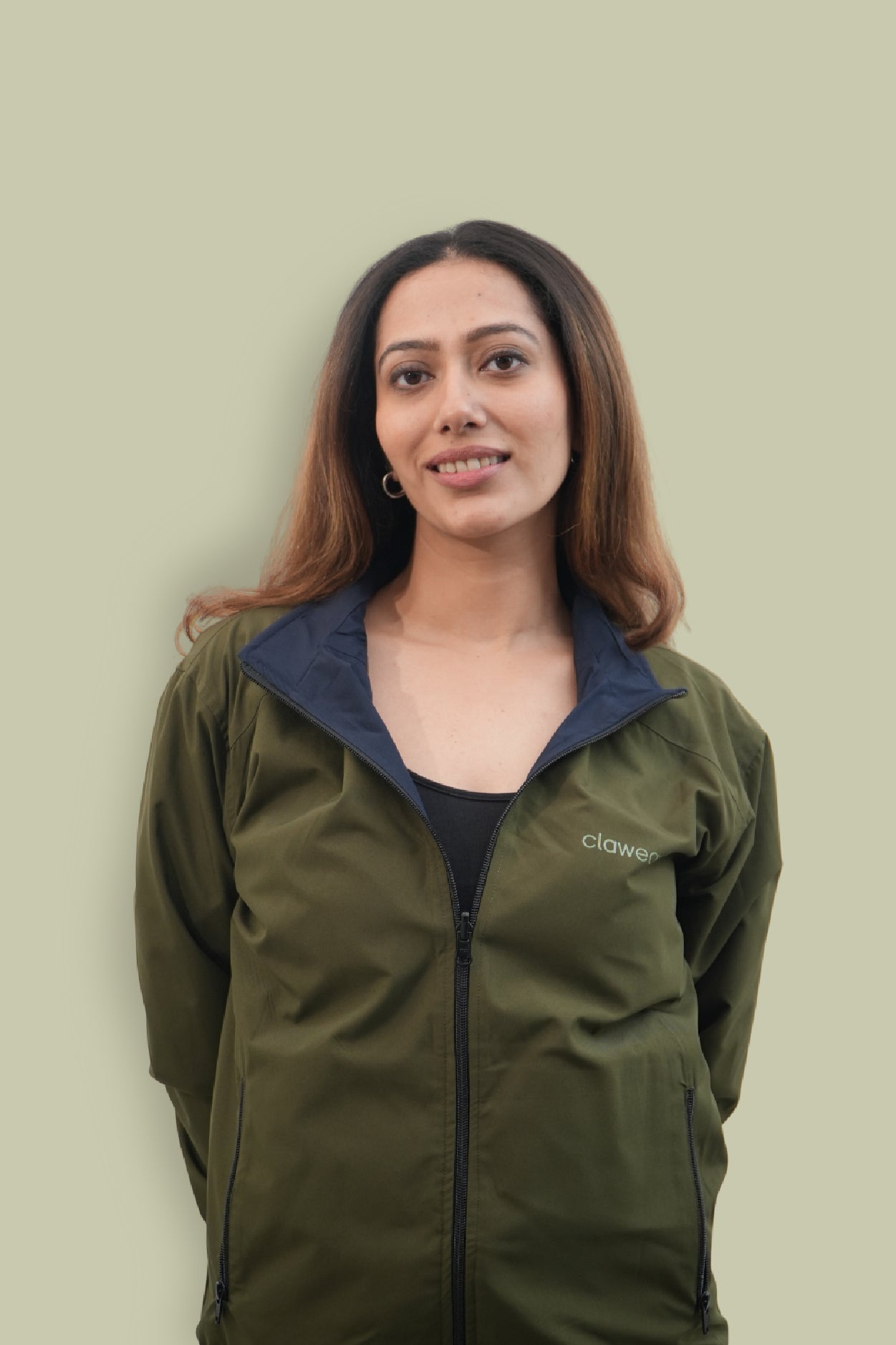 Kanha Reversible Unisex Jacket - Green/Blue