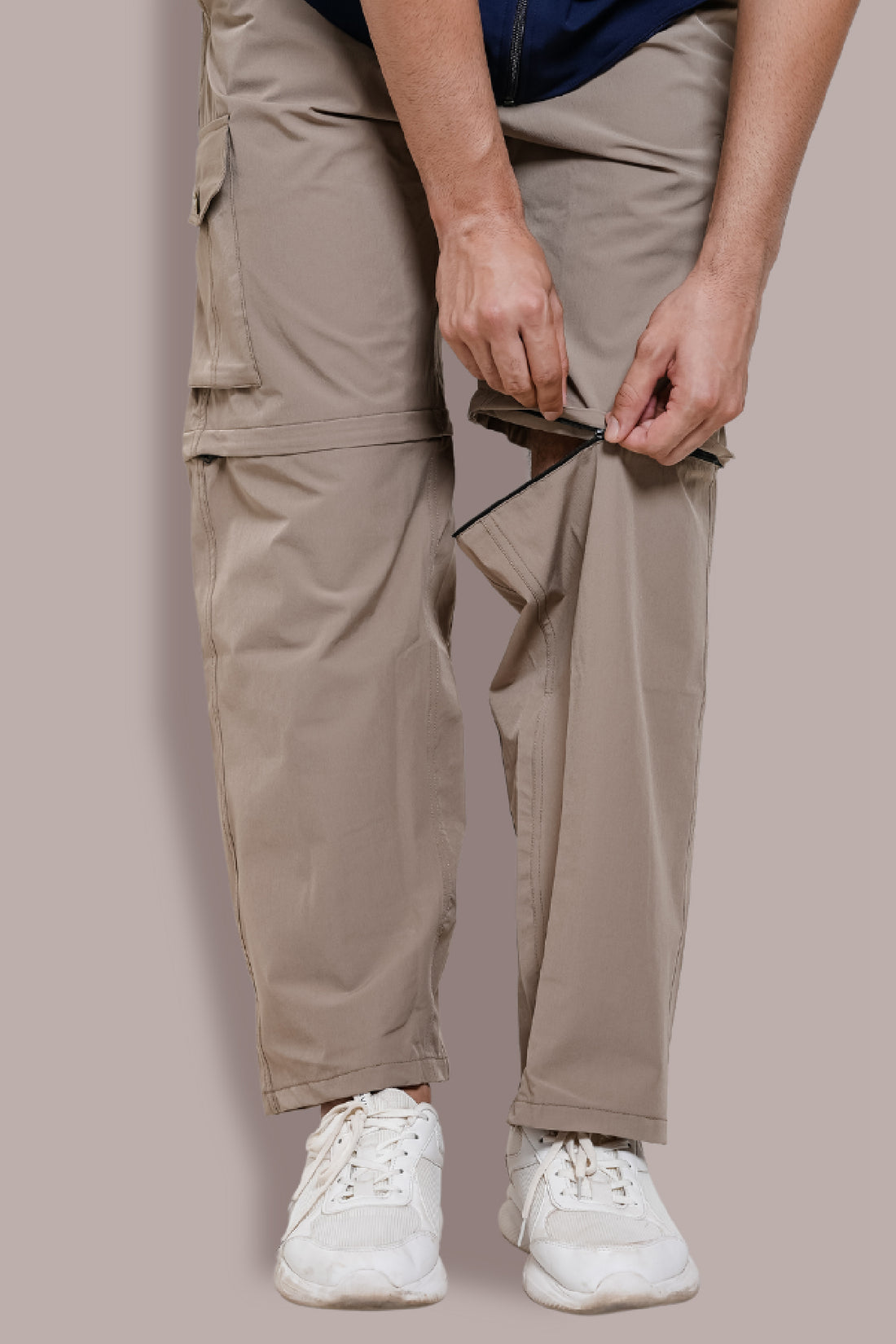 Kuno Convertibe Cargo Pants - Beige