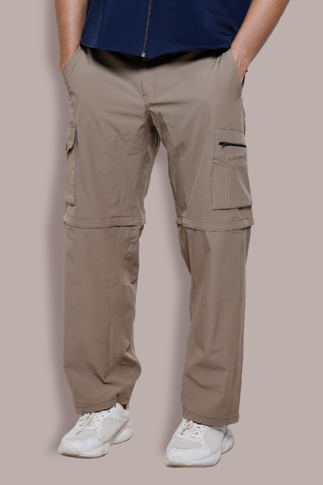 Kuno Convertibe Cargo Pants - Beige