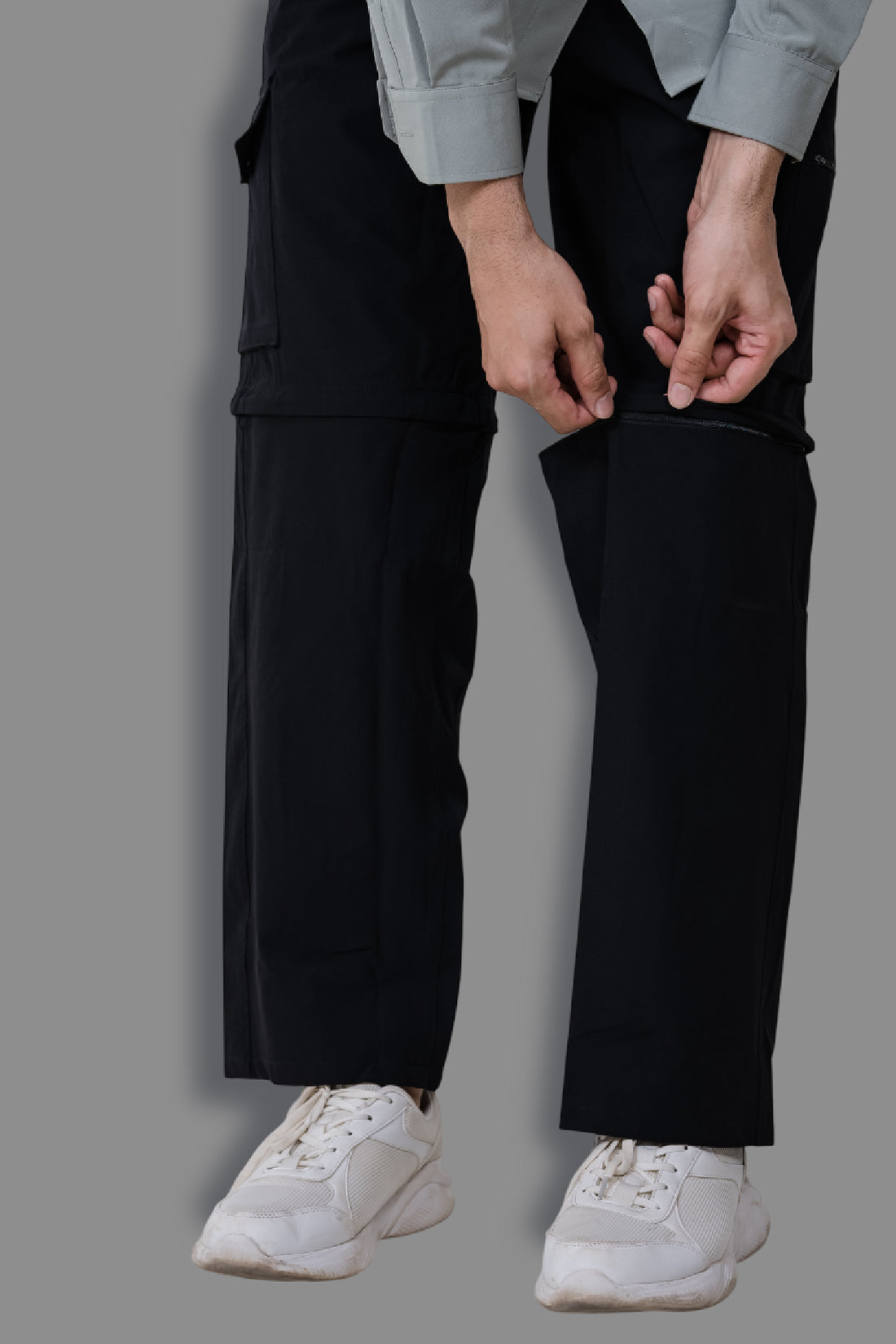 Kuno Convertibe Cargo Pants - Black