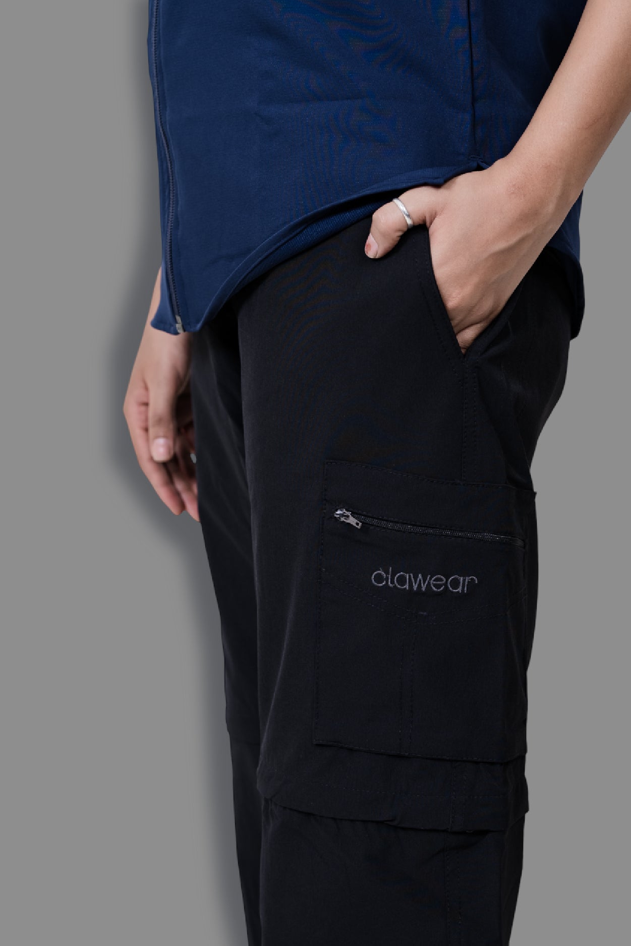 Kuno Convertibe Cargo Pants - Black