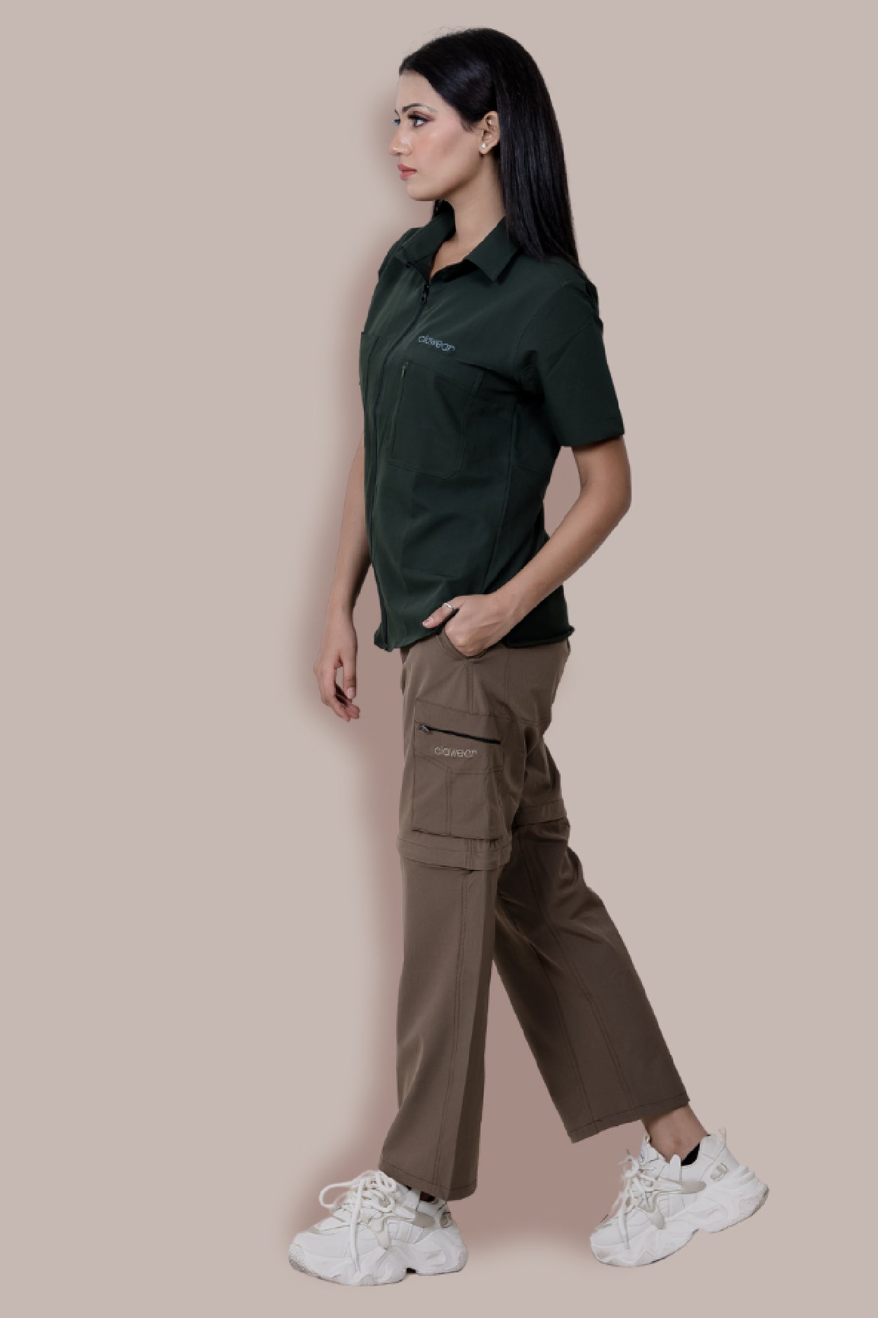Kuno Convertibe Cargo Pants - Brown