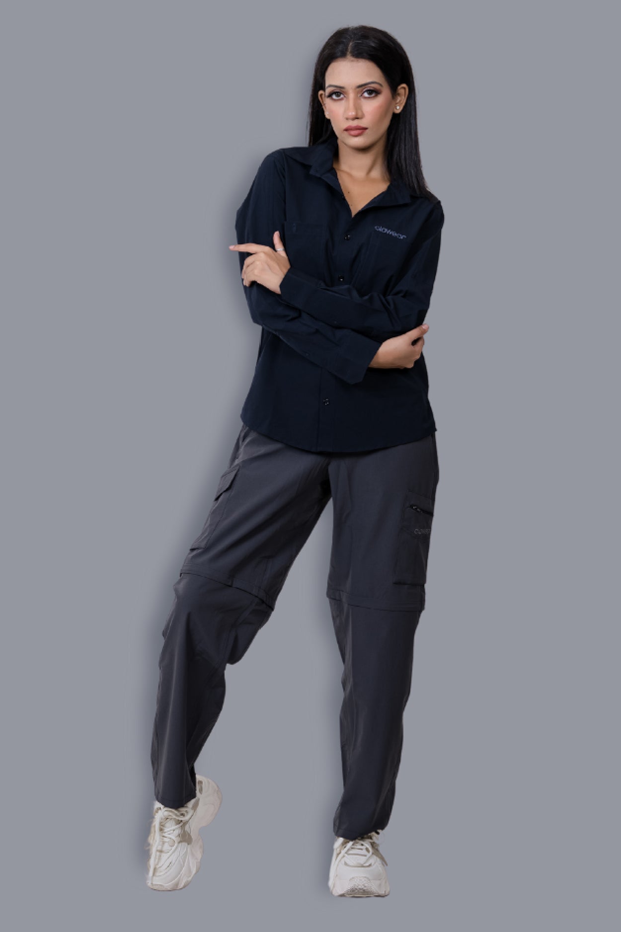 Kuno Convertibe Cargo Pants - Dark Gray