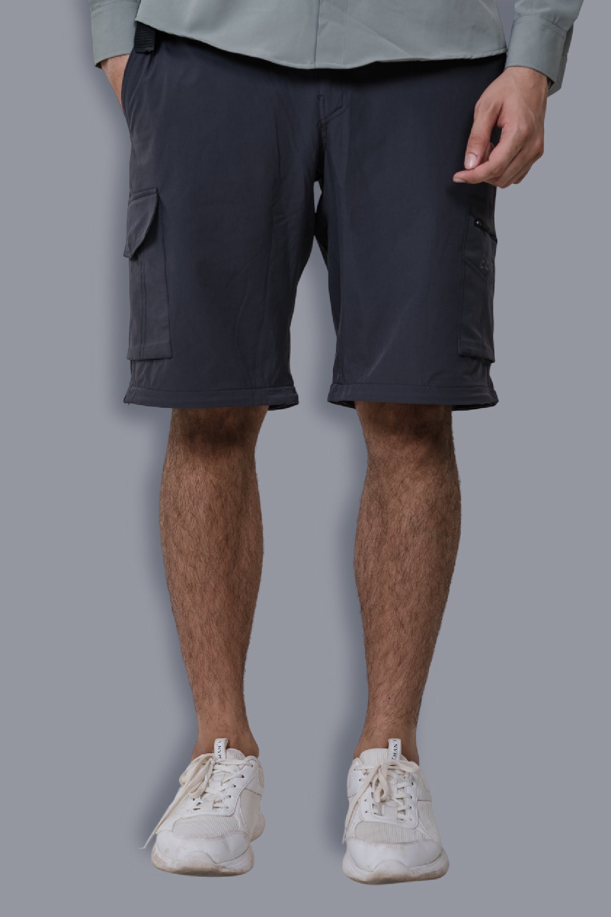 Kuno Convertibe Cargo Pants - Dark Gray