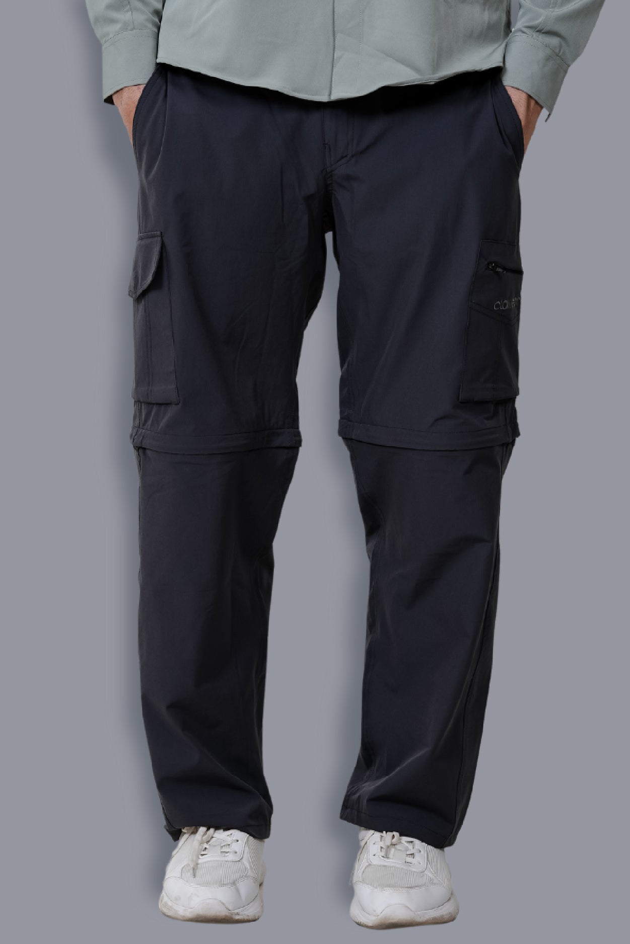 Kuno Convertibe Cargo Pants - Dark Gray