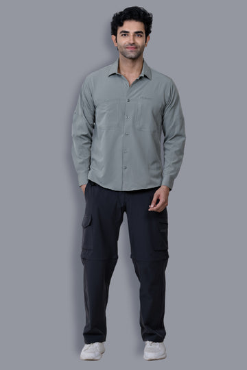Kuno Convertibe Cargo Pants - Dark Gray