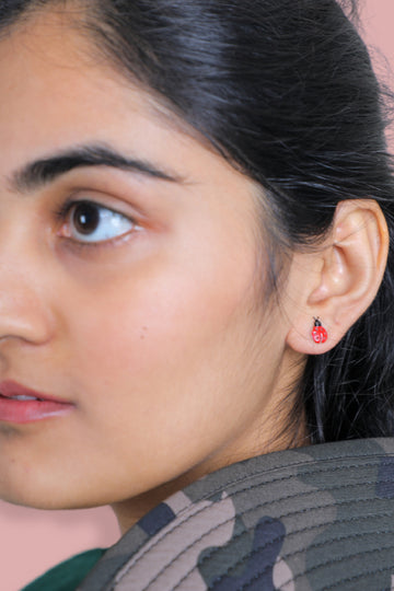 Wild Earrings - Lady Bug