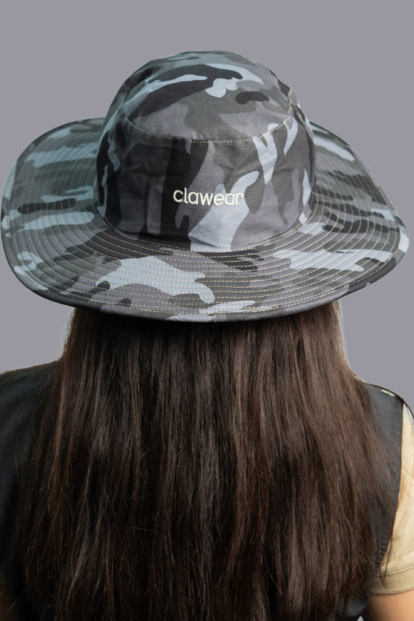 Mahogany Panama Hats - Black Camo