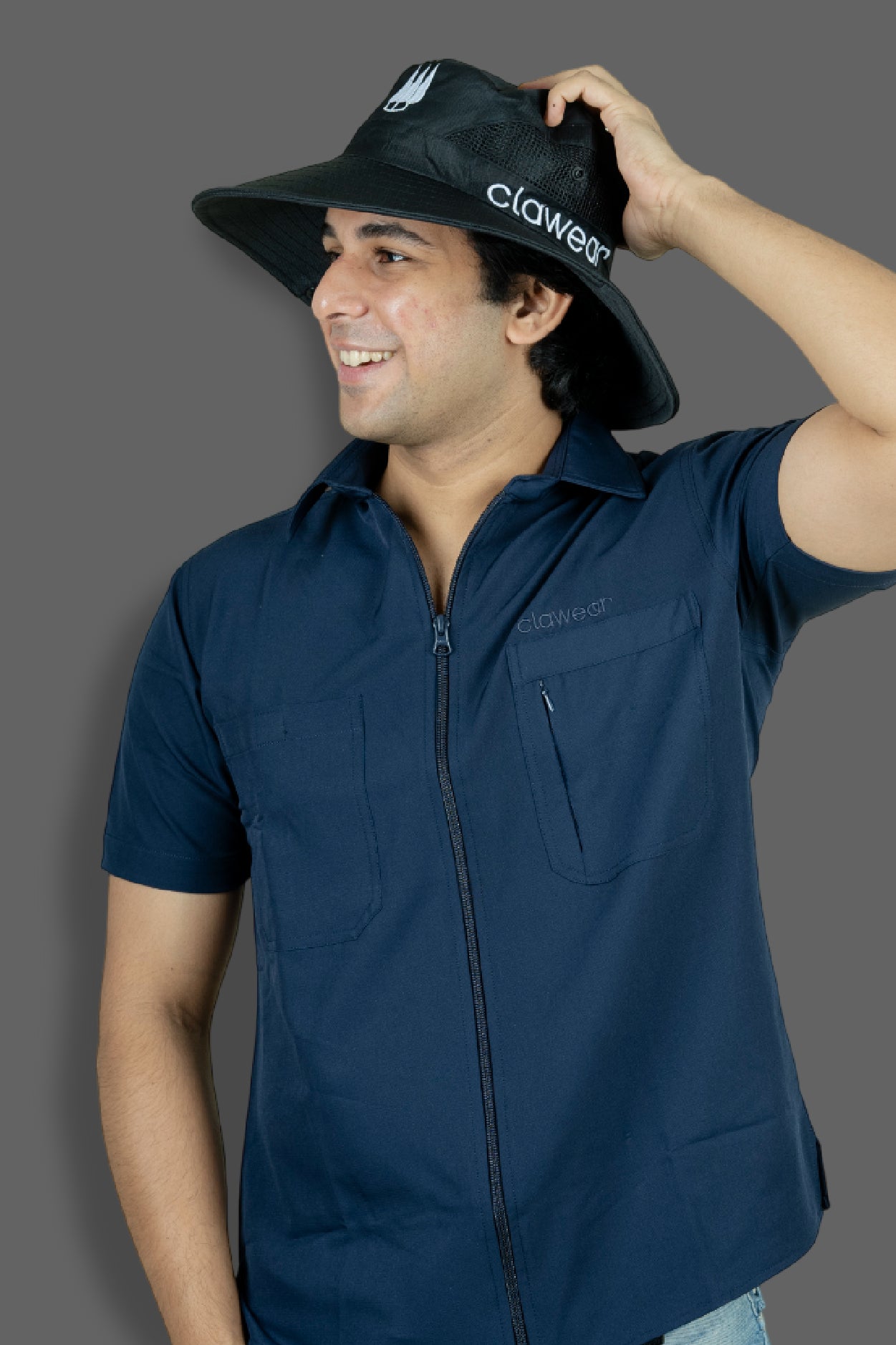 Mahogany Sun Hat - Black