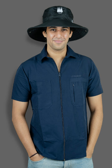 Mahogany Sun Hat - Black