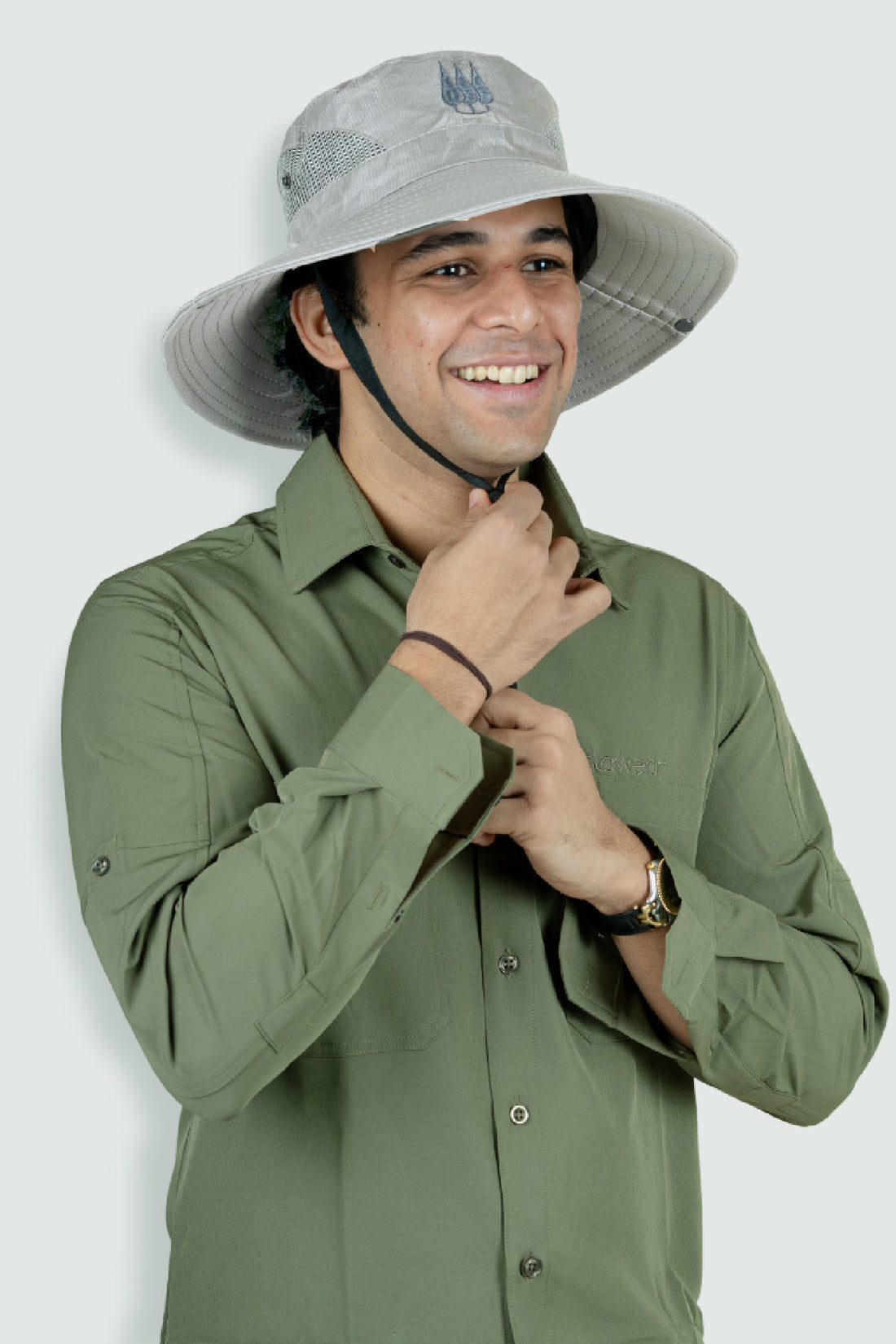 Mahogany Sun Hat - Grey