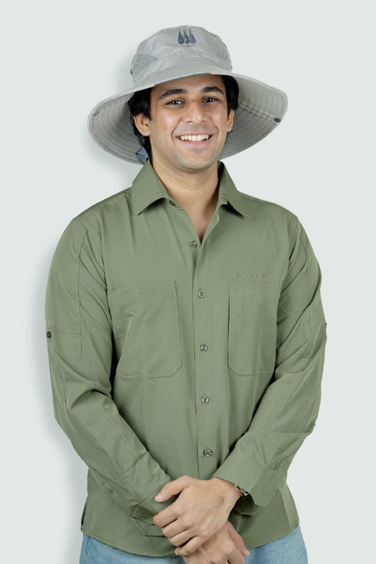 Mahogany Sun Hat - Grey