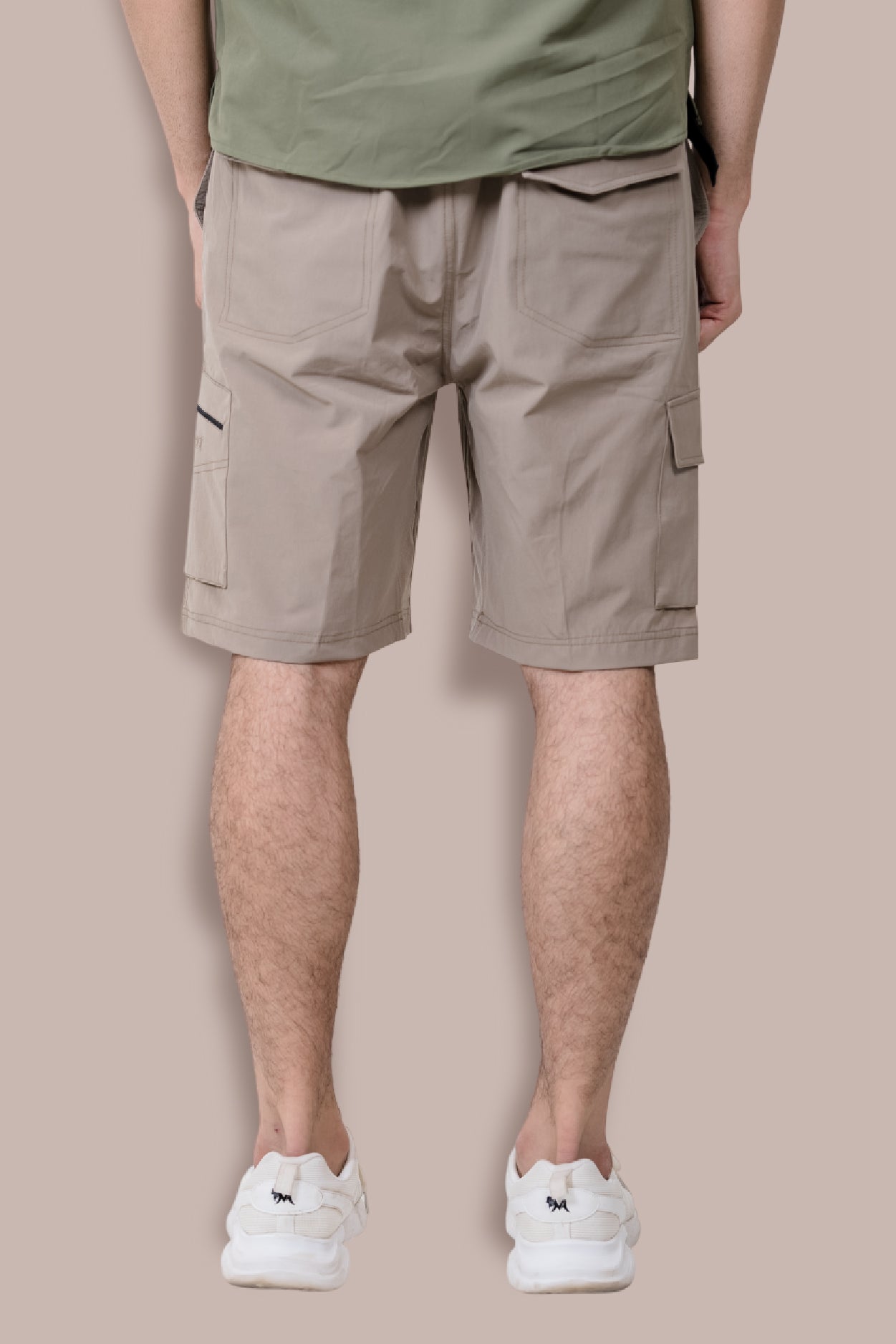 Mara Cargo Shorts - Beige