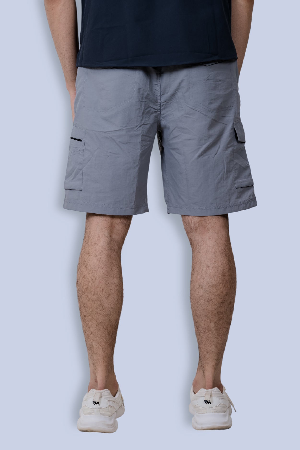 Mara Cargo Shorts - Light Gray