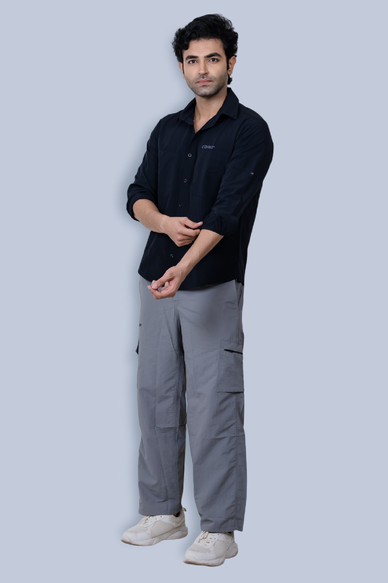 Masai Cargo Pants - Light Grey