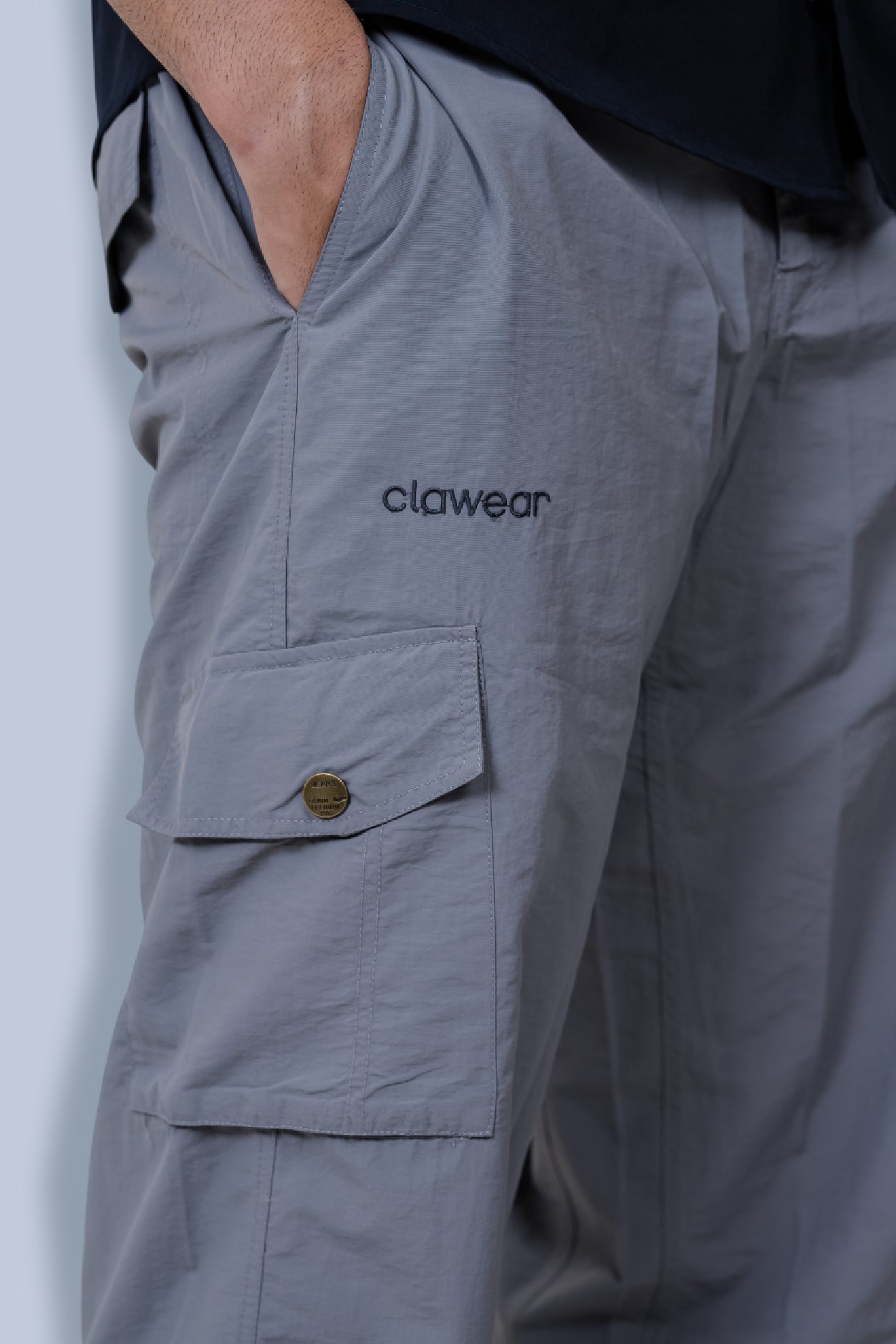 Masai Cargo Pants - Light Grey