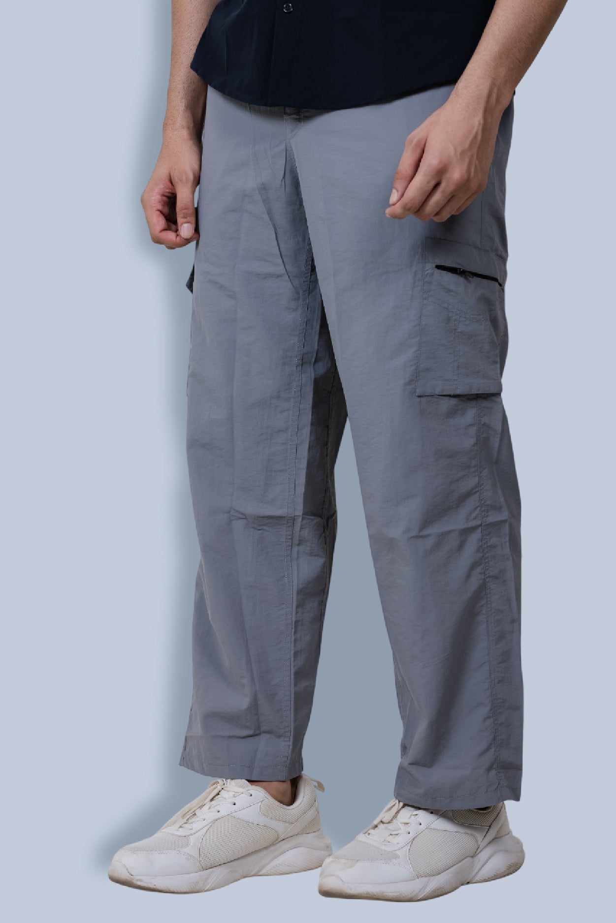 Masai Cargo Pants - Light Grey