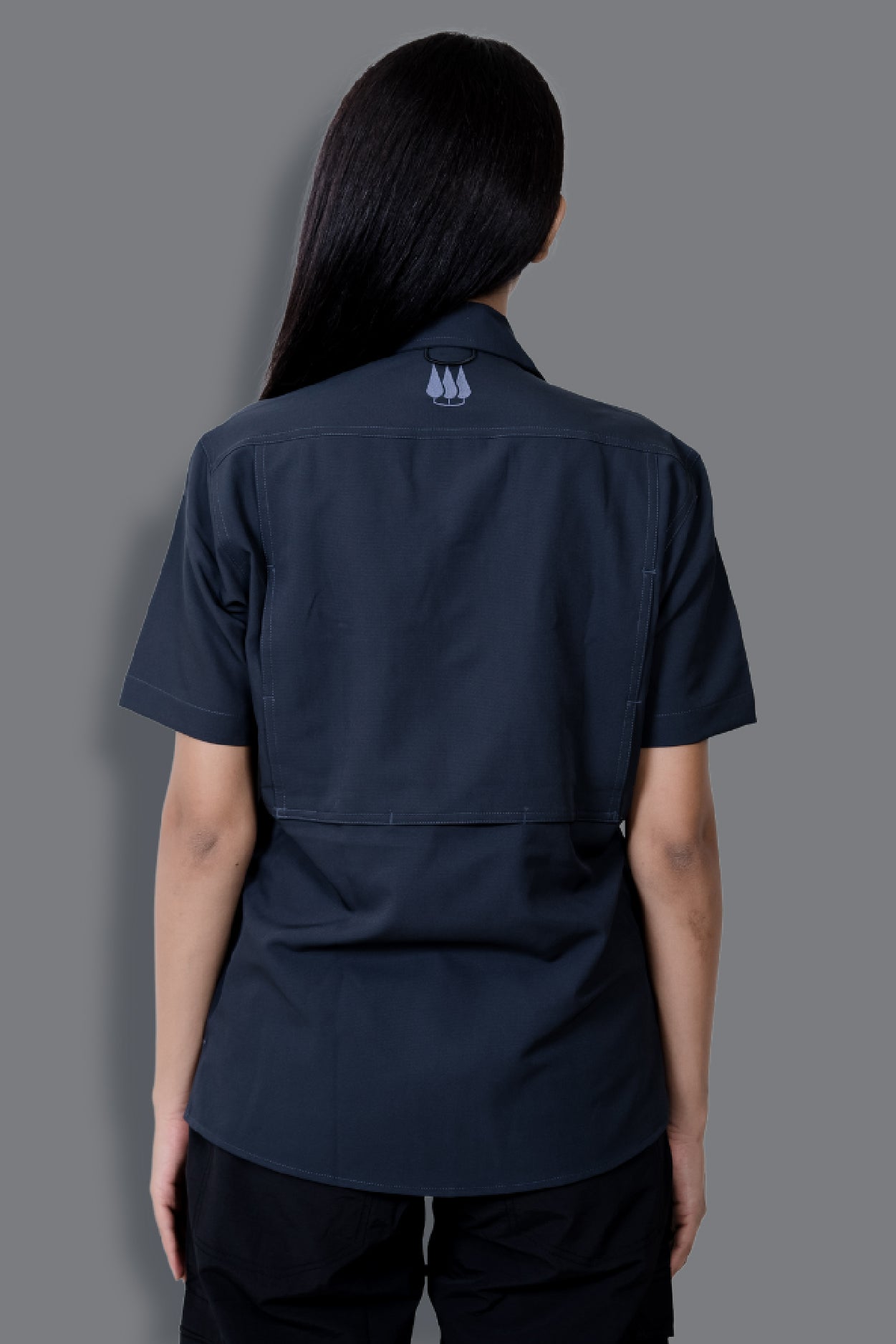 Nicobar Airvent Half Sleeve Shirt - Dark Grey
