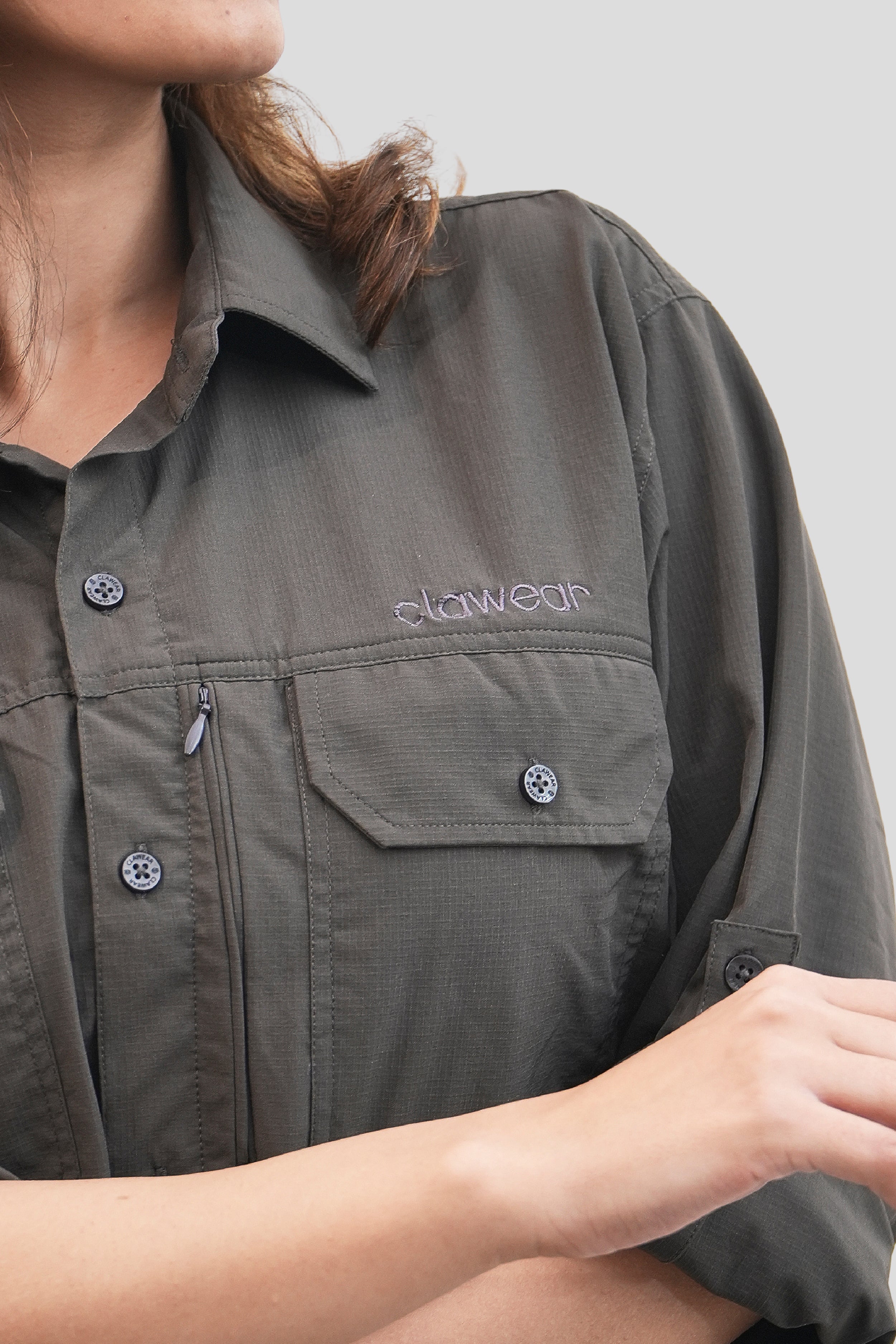 Nilgiris Full Sleeves Airvent Shirt - Teal Green