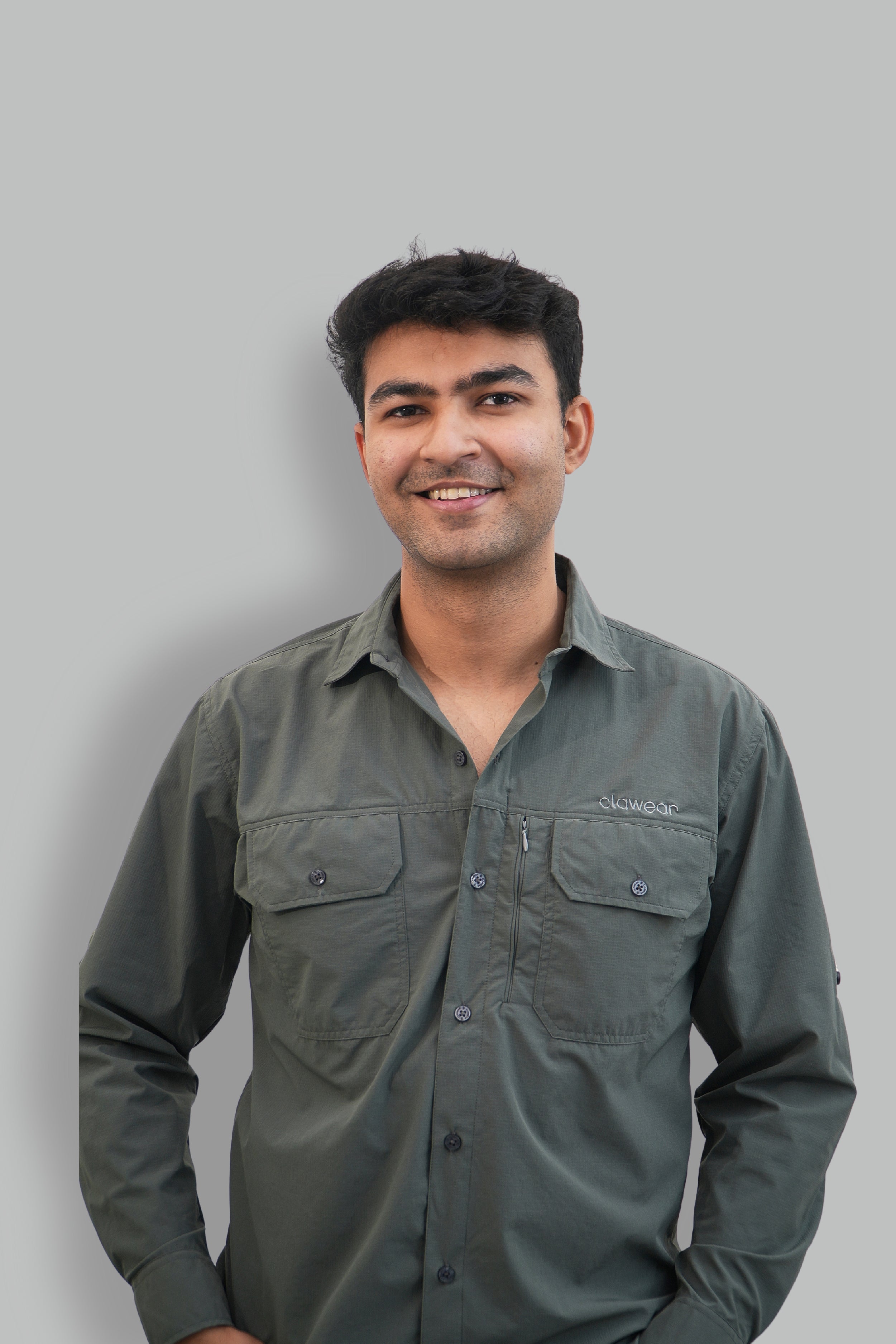 Nilgiris Full Sleeves Airvent Shirt - Teal Green