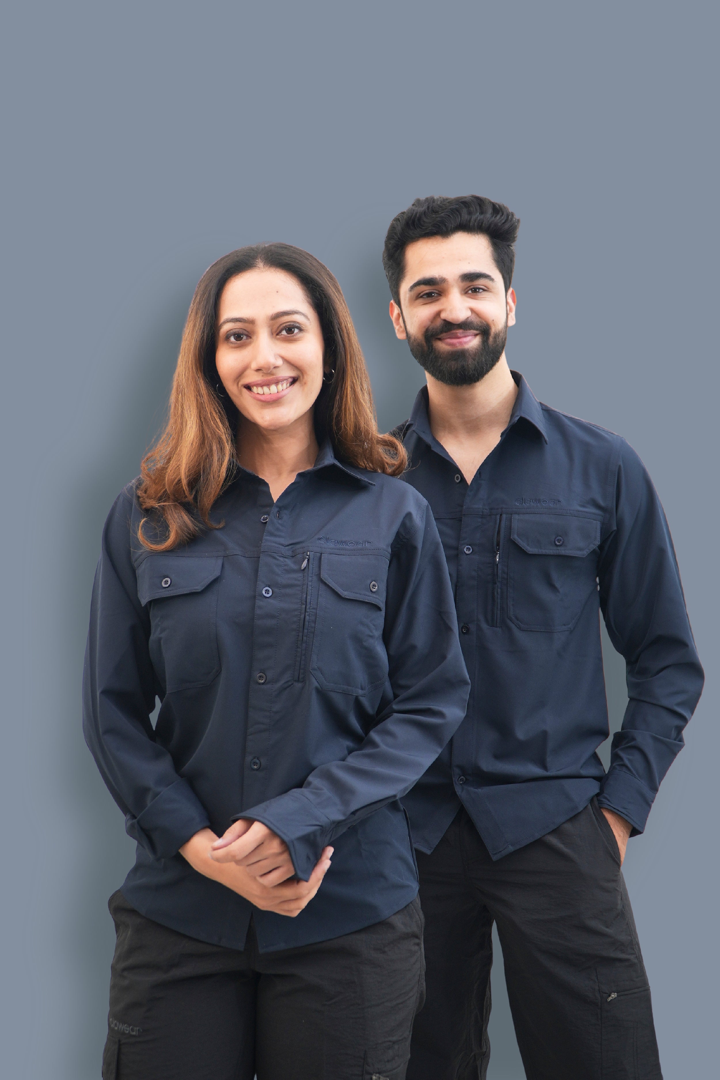 Nilgiris Full Sleeves Airvent Shirt - Teal Green