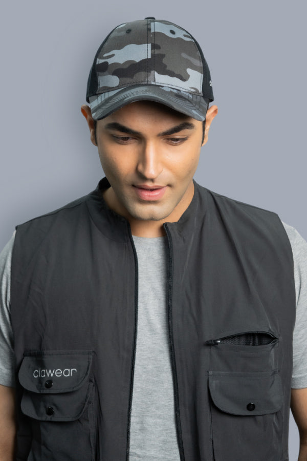 Oak Caps - Black Camo