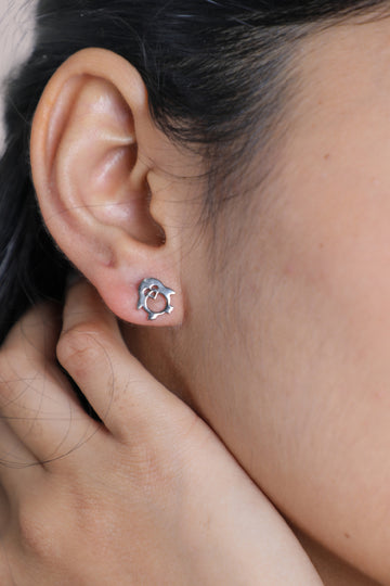 Wild Earrings -Penguin - Plating