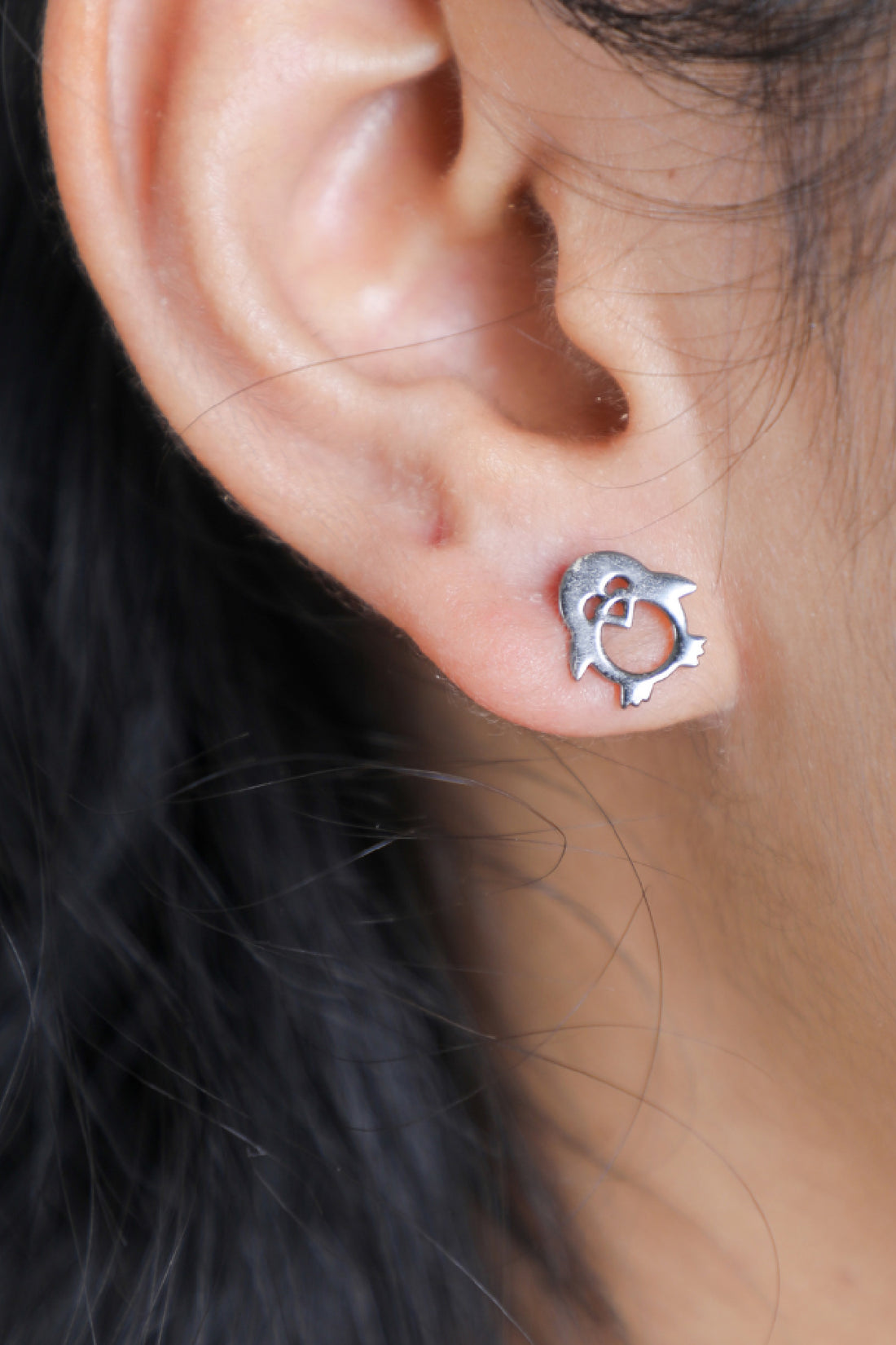 Wild Earrings -Penguin - Plating