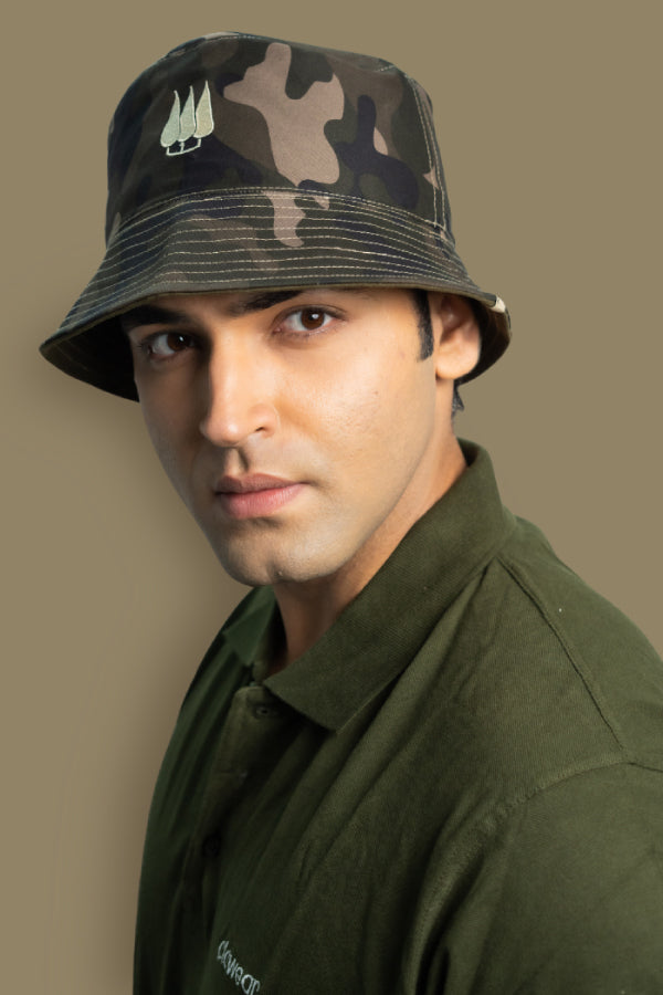 Pine Bucket Hats - Reversible Camo