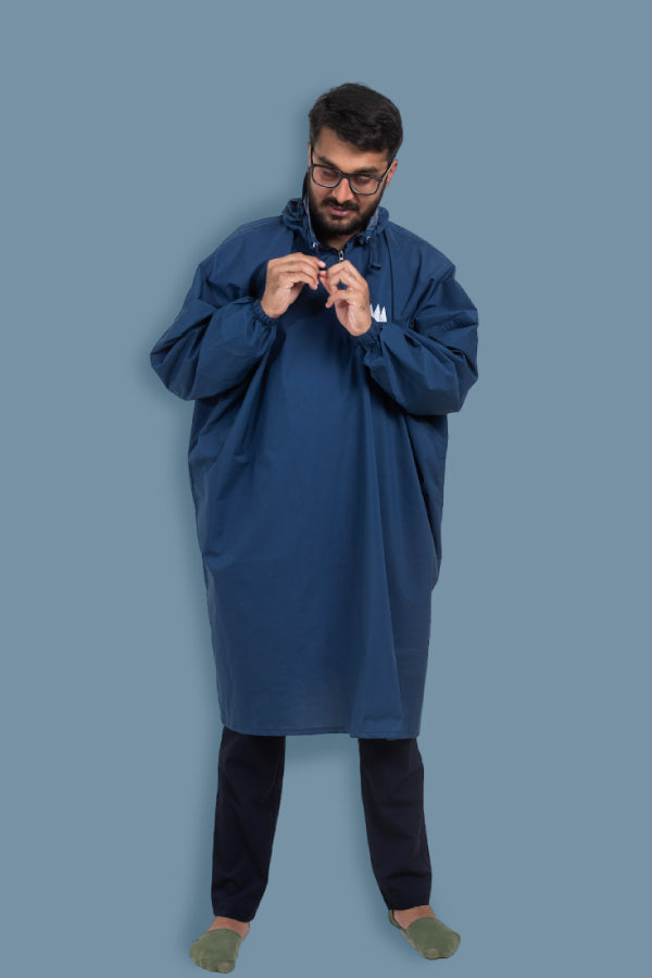 Amazon Rain Poncho - Navy Blue