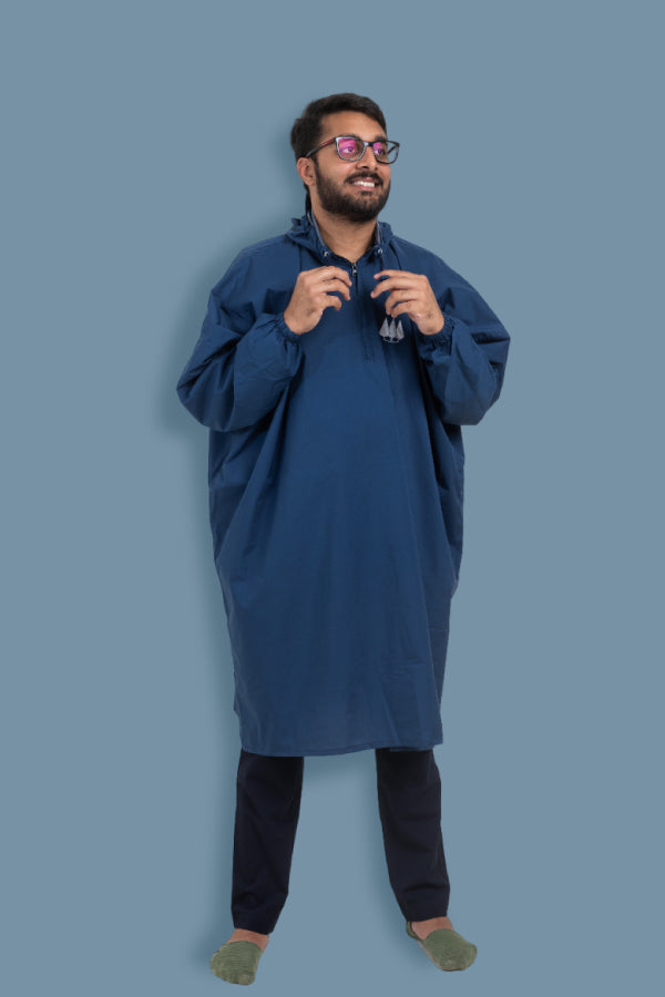 Amazon Rain Poncho - Navy Blue