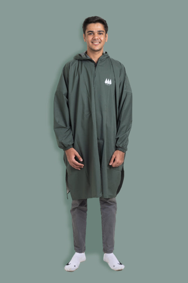 Amazon Rain Poncho - Olive Green