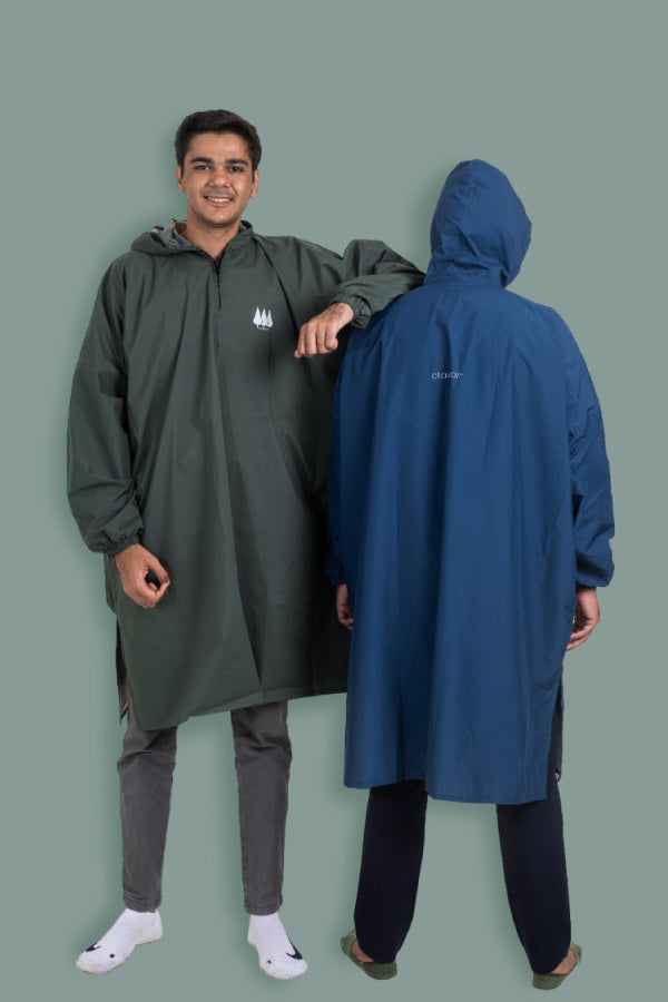 Amazon Rain Poncho - Olive Green