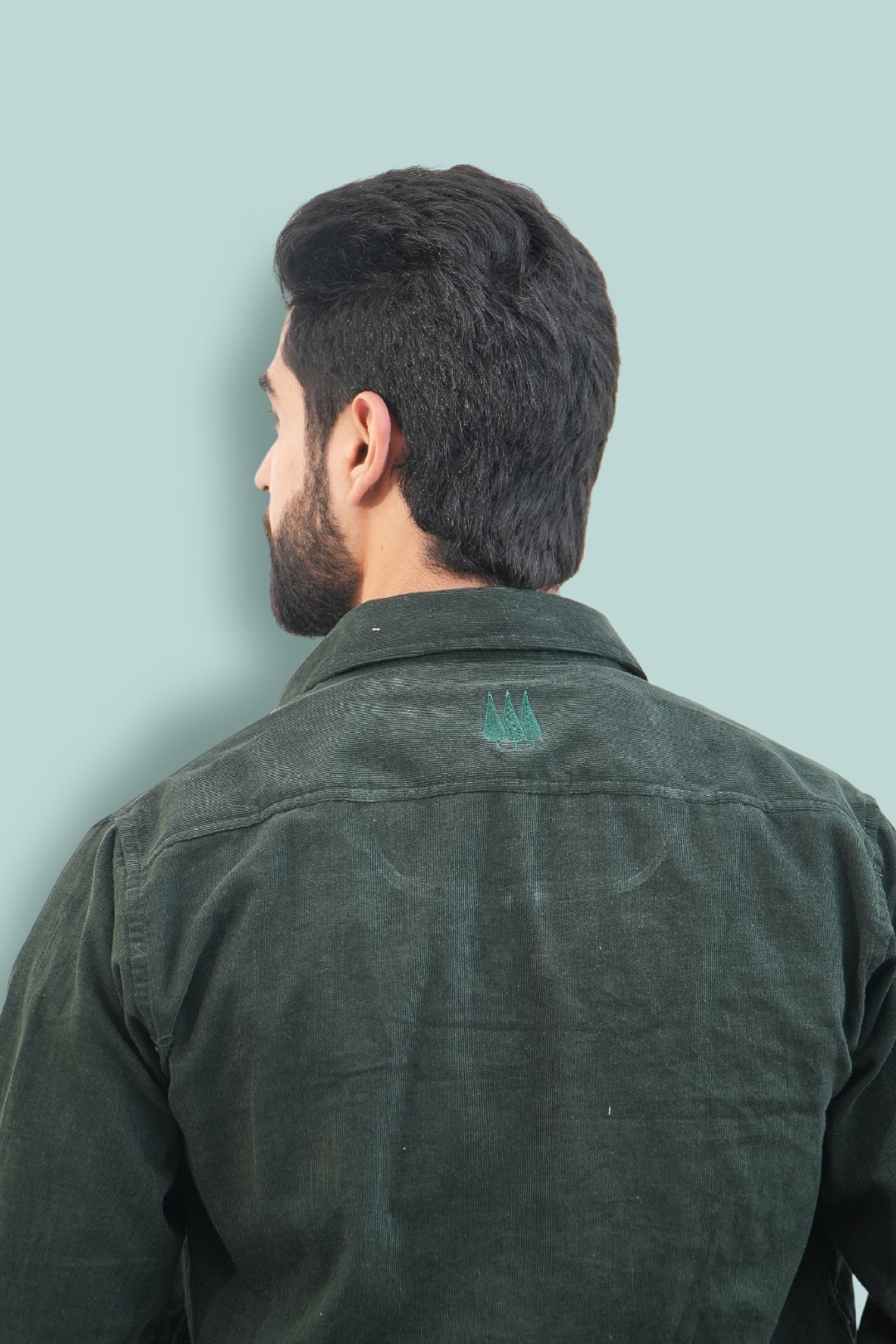 Aravali Full Sleeves Shacket - Dark Green