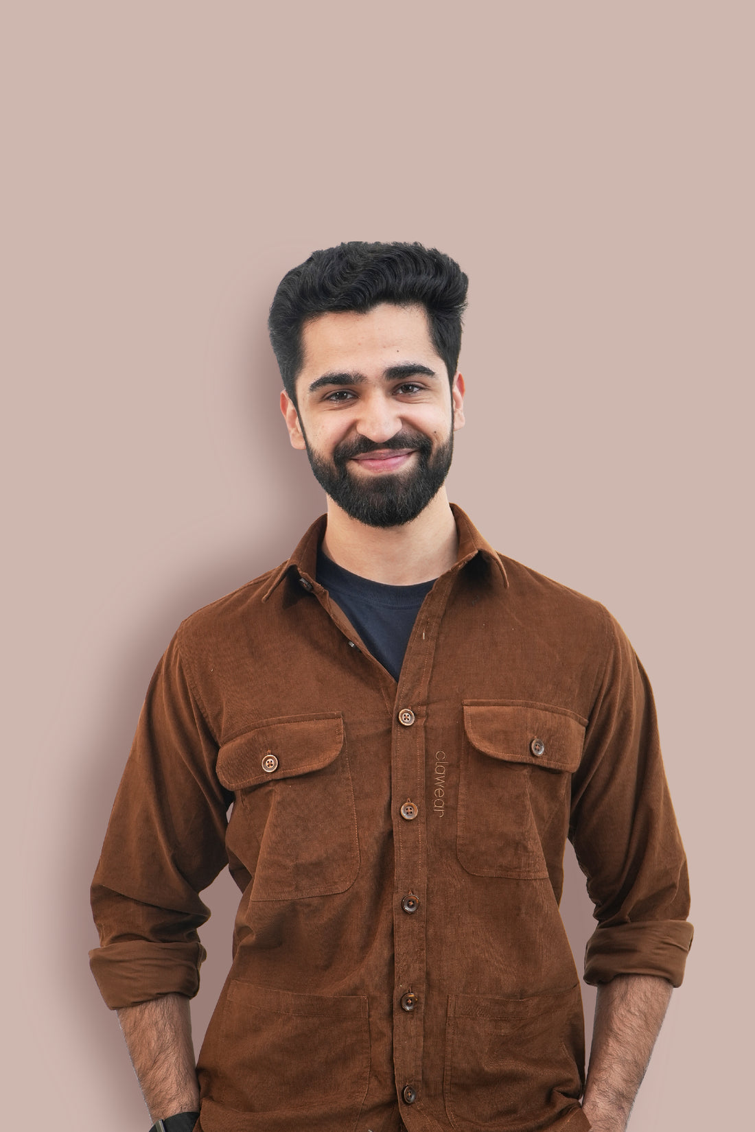 Aravali Full Sleeves Shacket - Copper