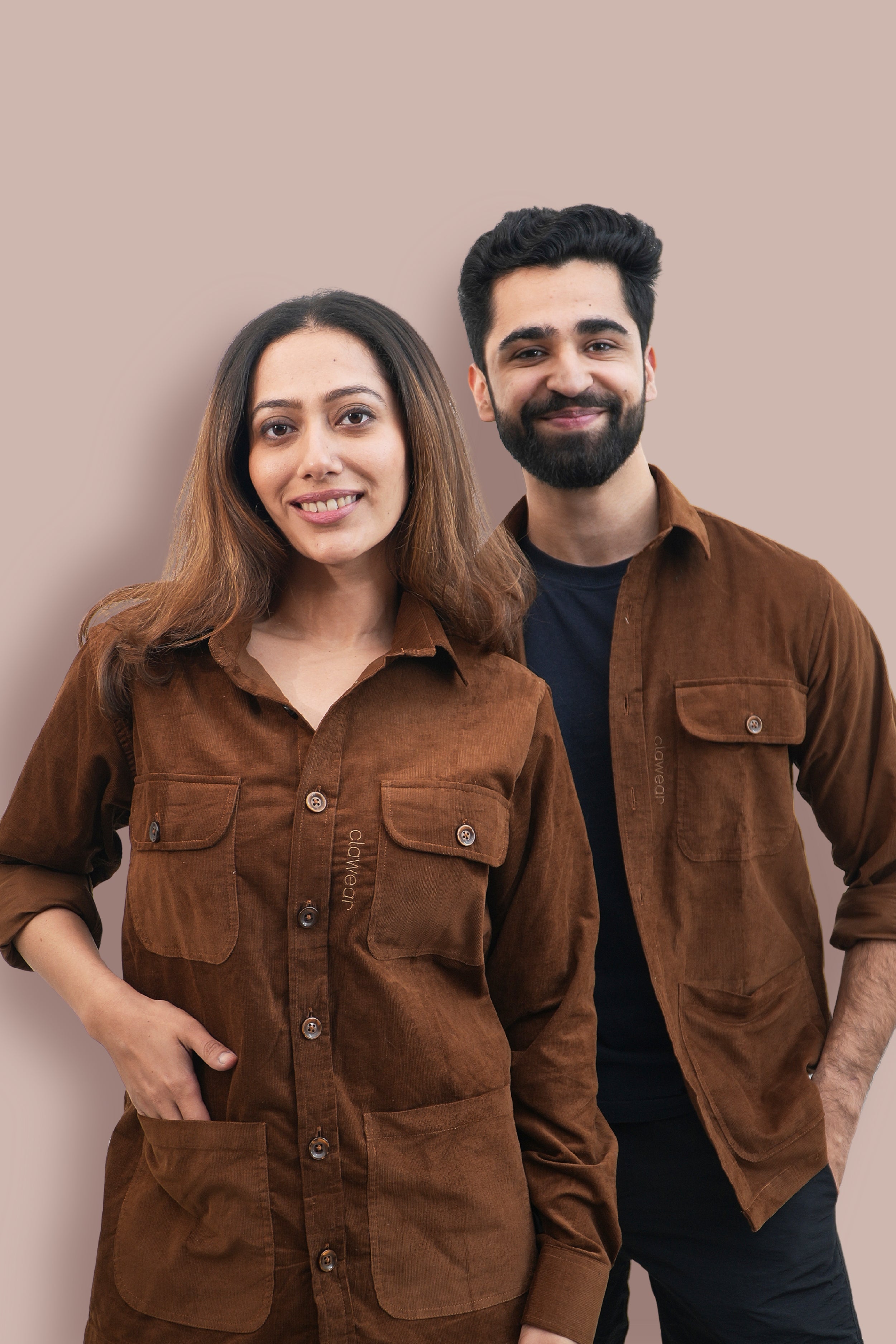Aravali Full Sleeves Shacket - Copper