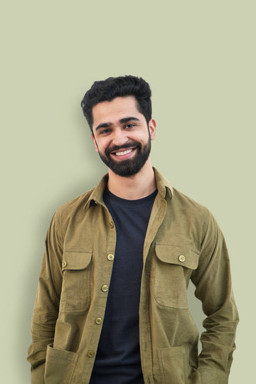 Aravali Full Sleeves Shacket - Light Green