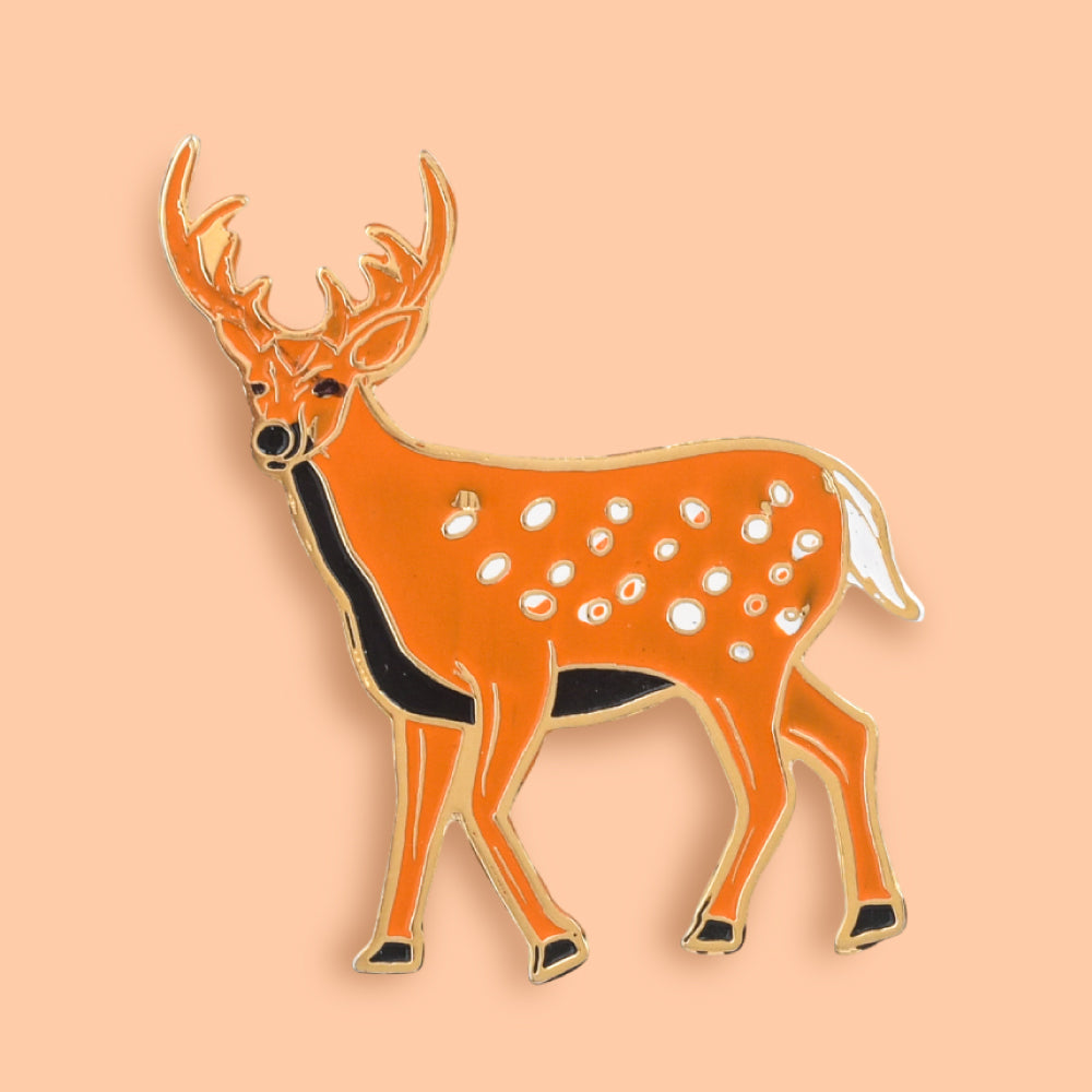 Wild Lapel Pin - Spotted Dear