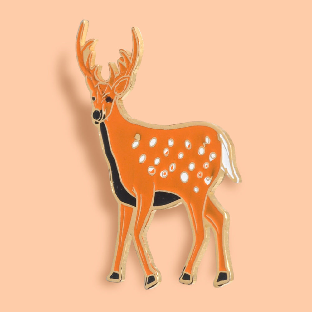 Wild Lapel Pin - Spotted Dear