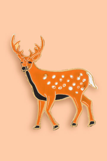 Wild Lapel Pin - Spotted Dear