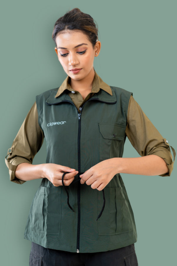 Sundarbans Women's Utility Vest - Green