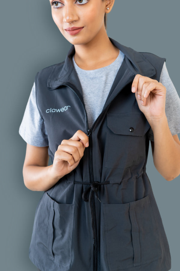 Sundarbans Women's Utility Vest - Gray