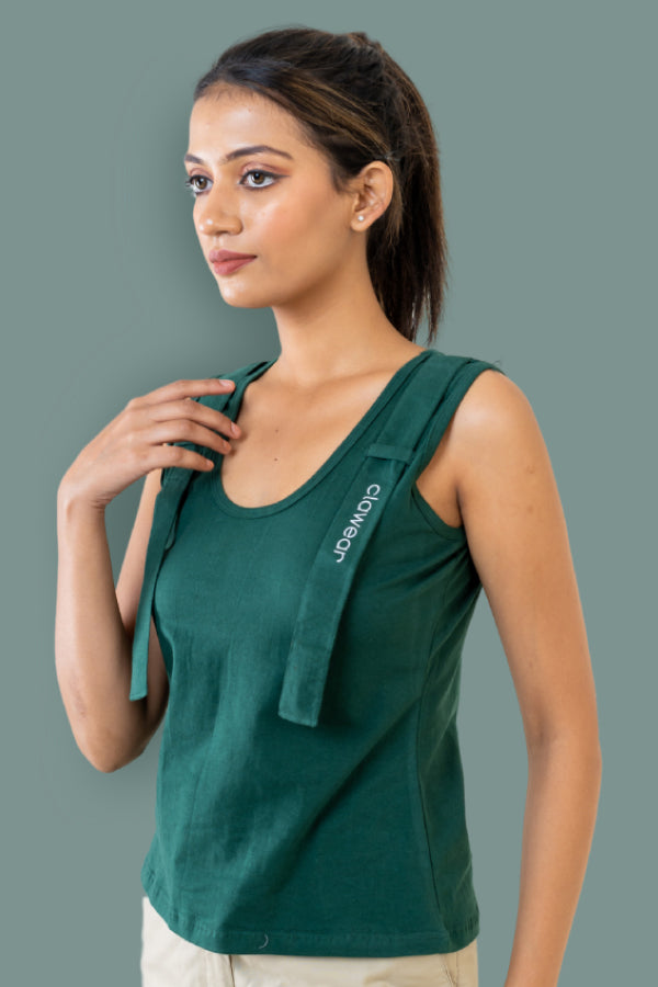 Tadoba Women's Tank Top - Green