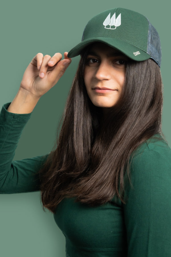 Teak Trucker Caps - Green