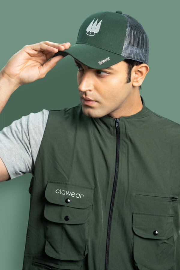 Teak Trucker Caps - Green