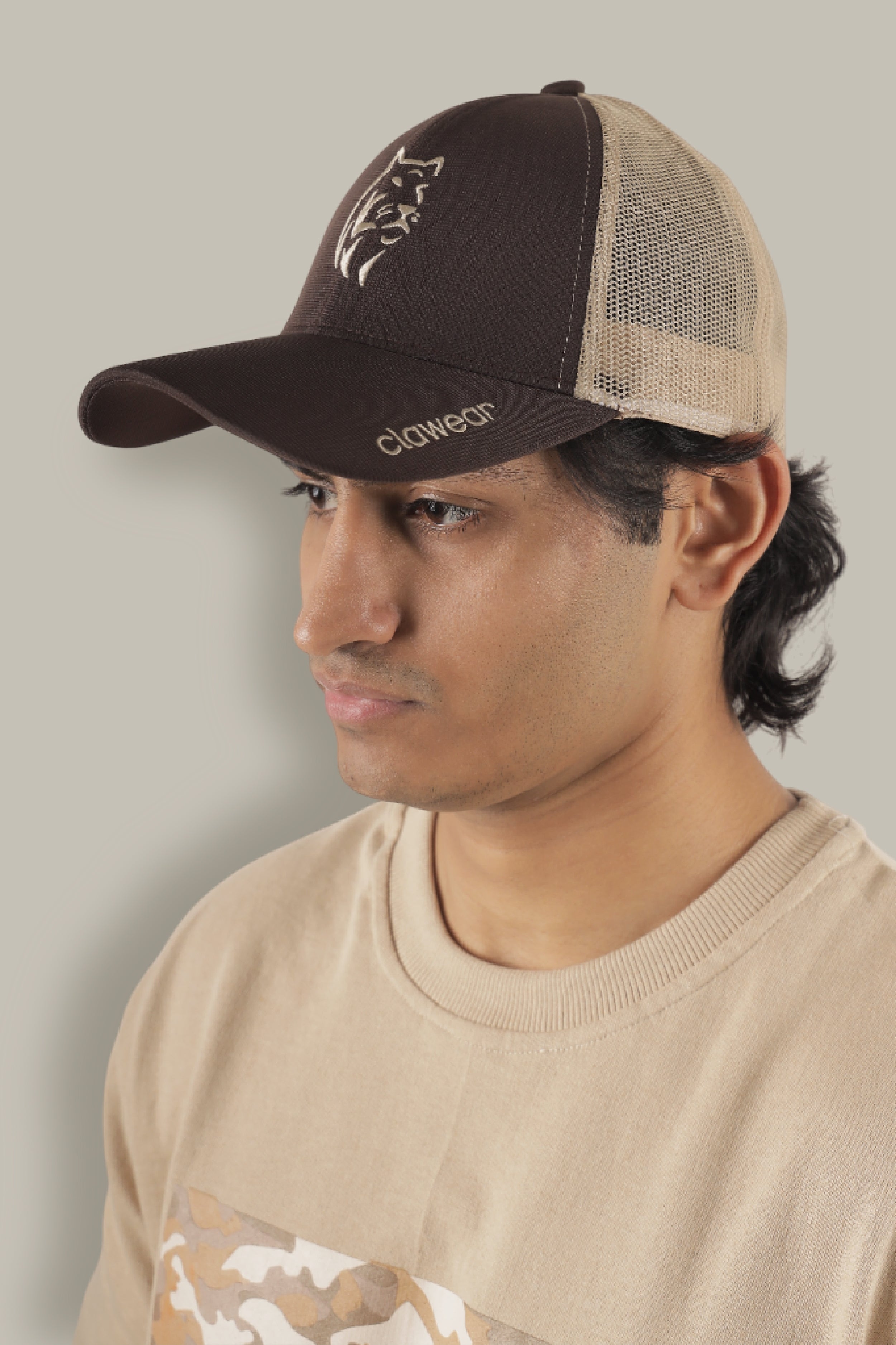 Teak Trucker Cap - Brown