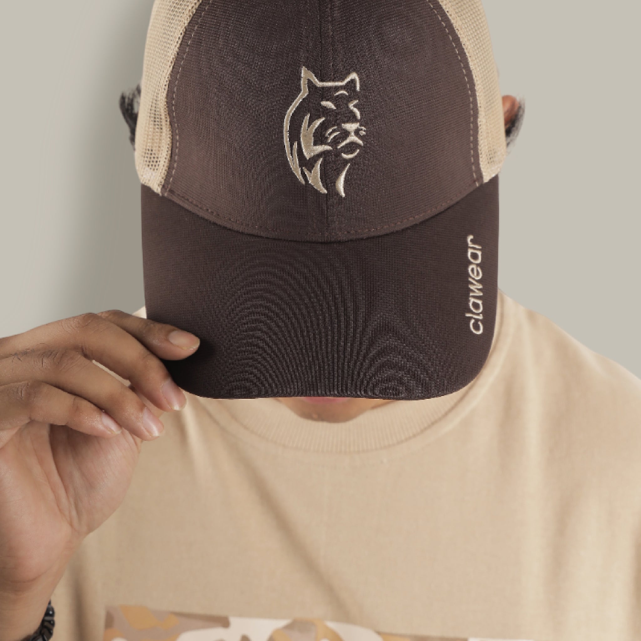 Teak Trucker Cap - Brown