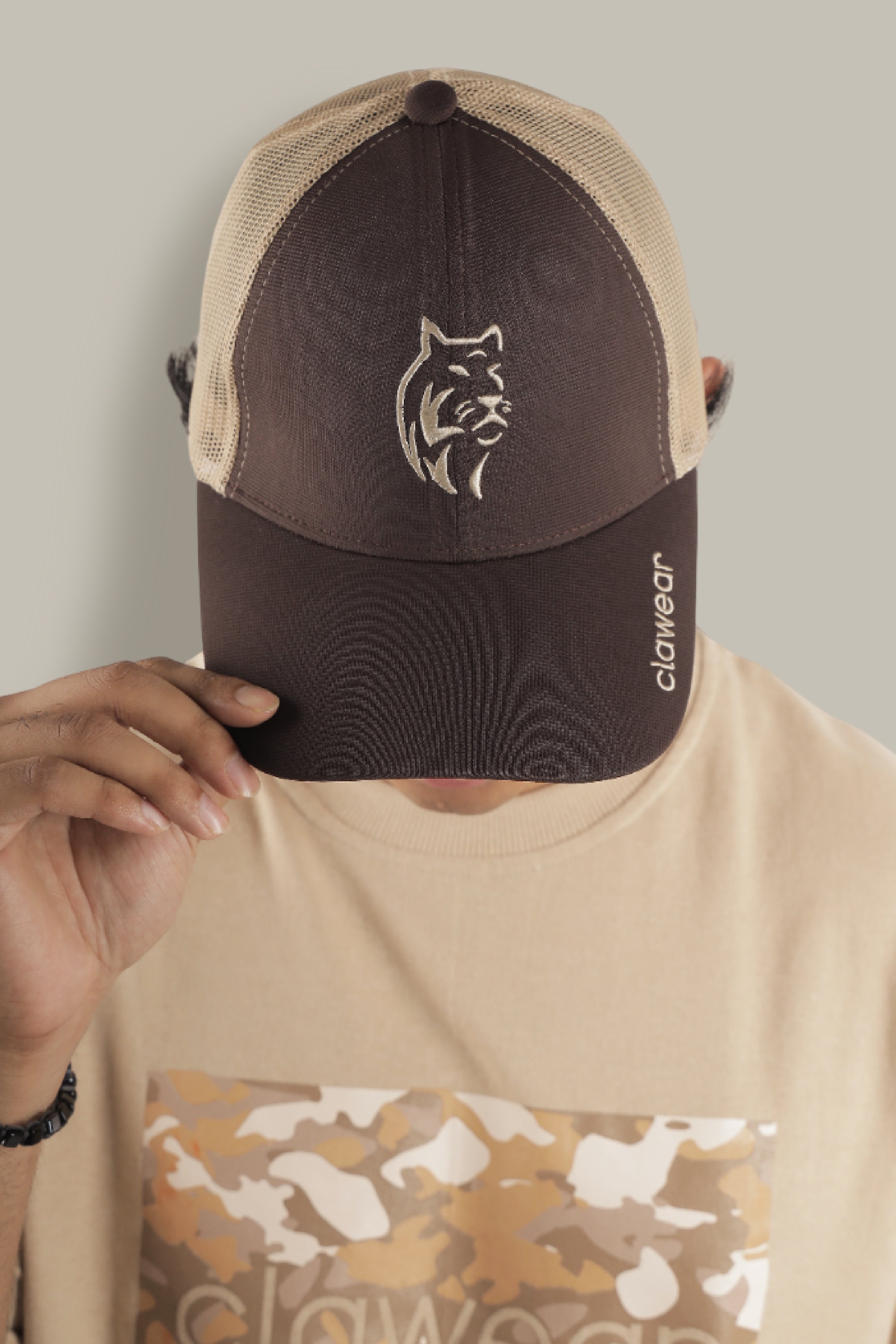 Teak Trucker Cap - Brown